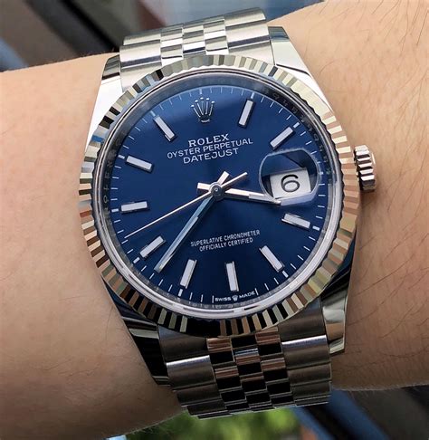 36mm rolex on big wrist|Rolex datejust 36 best price.